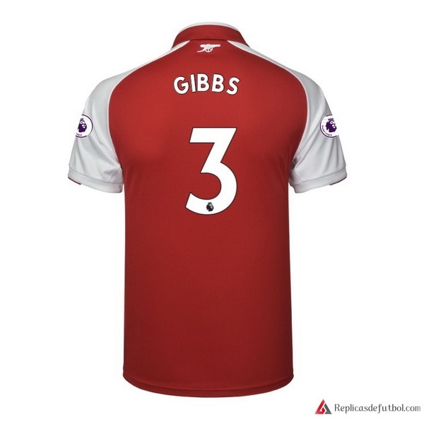 Camiseta Arsenal Primera equipación Gibbs 2017-2018